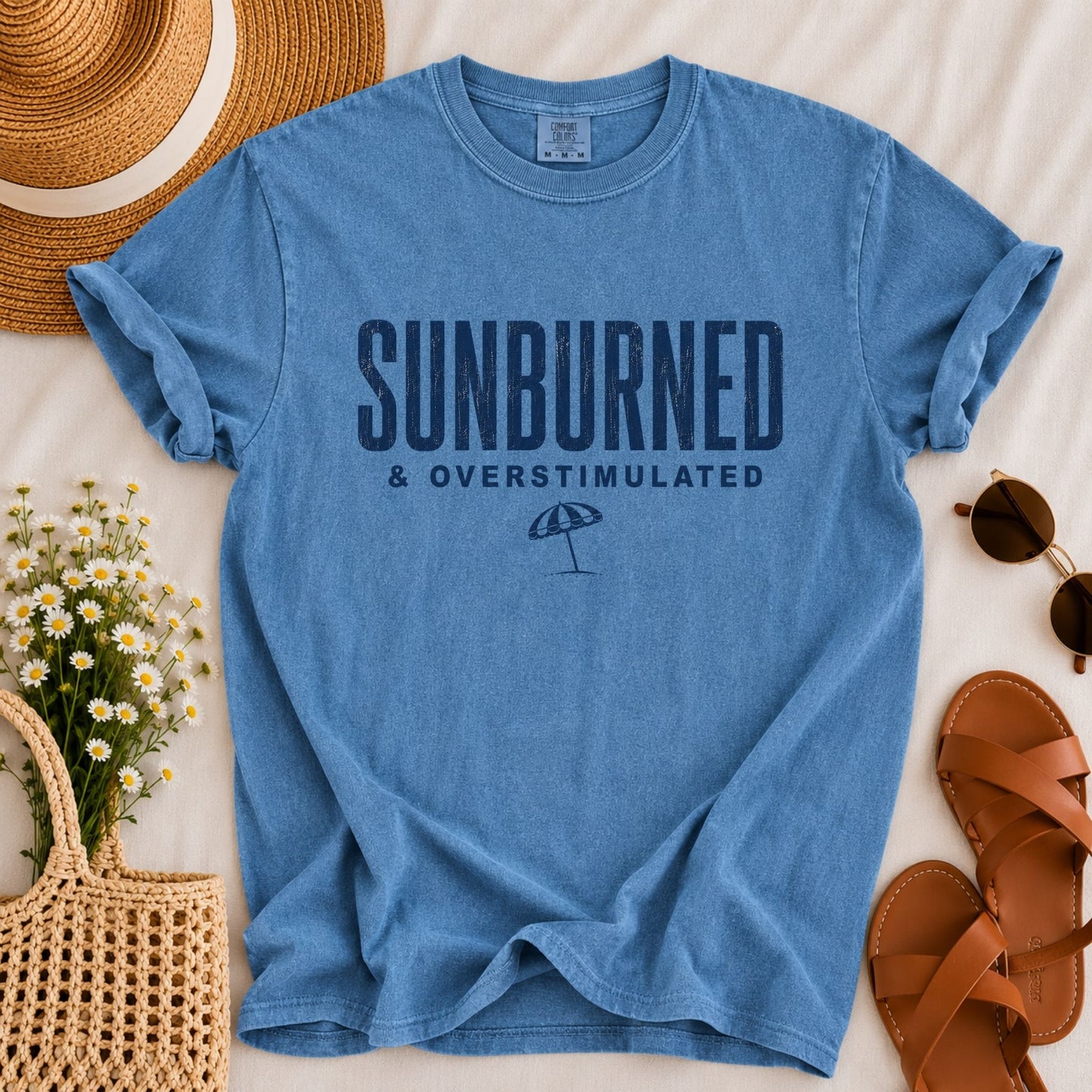 Sunburned & Overstimulated T-shirt