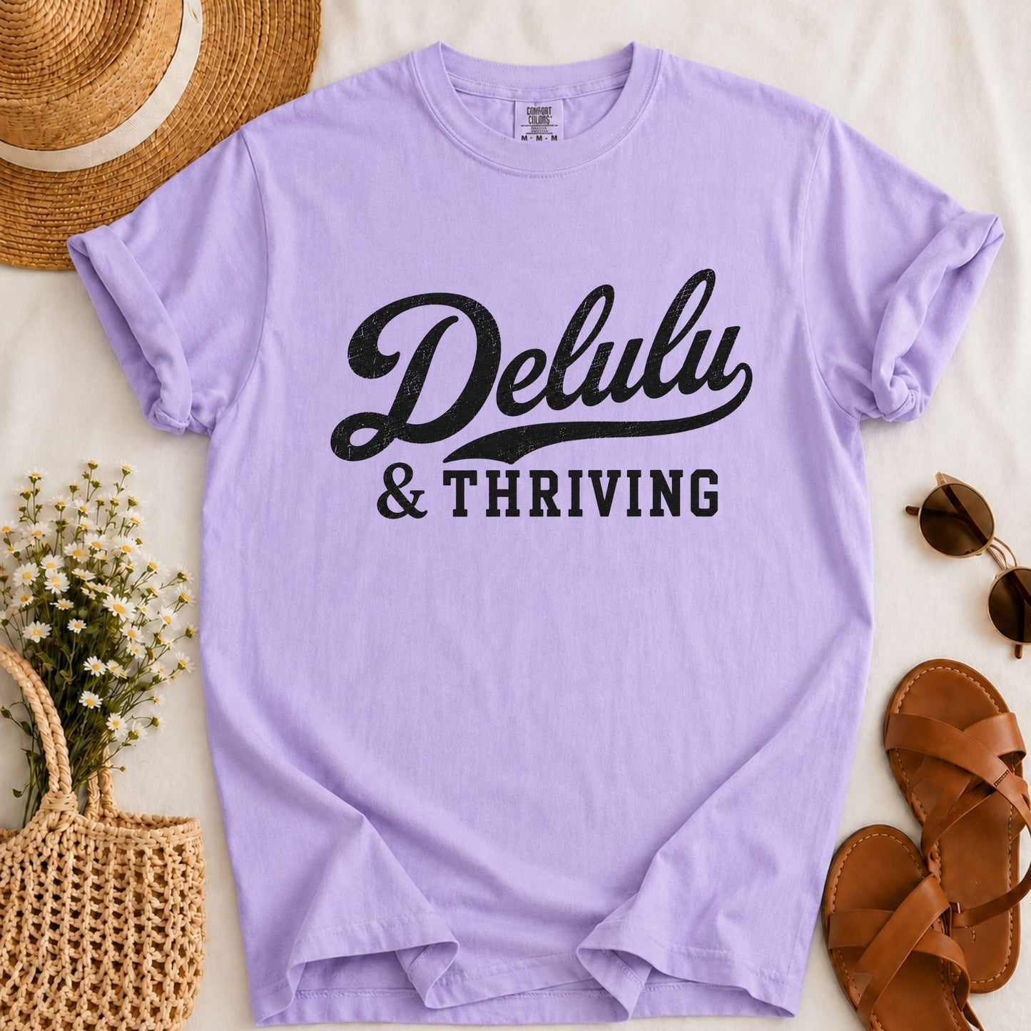 Delulu & Thriving T-shirt