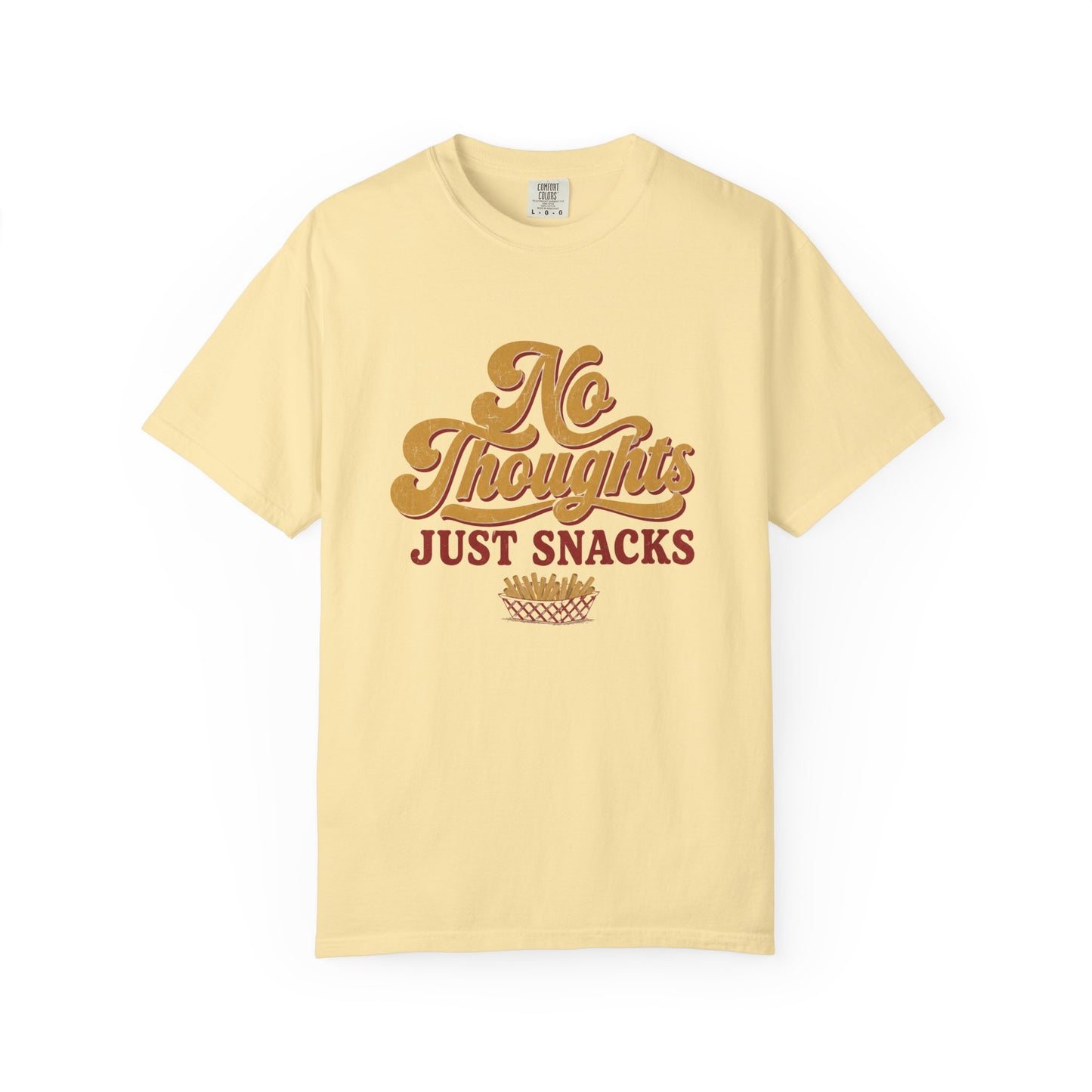 No Thoughts Just Snacks Tee