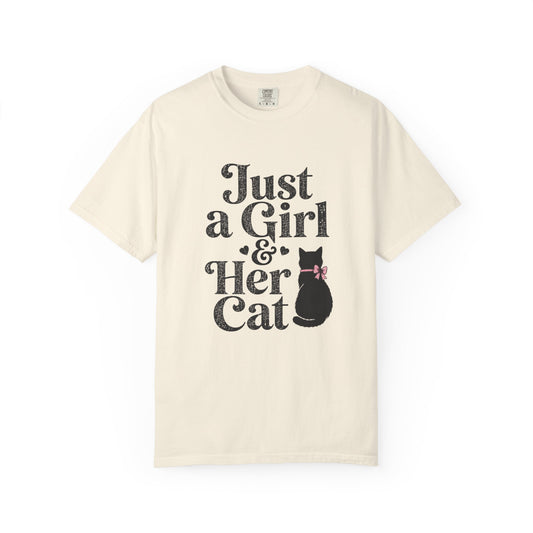 Just a Girl & Her Cat Tee