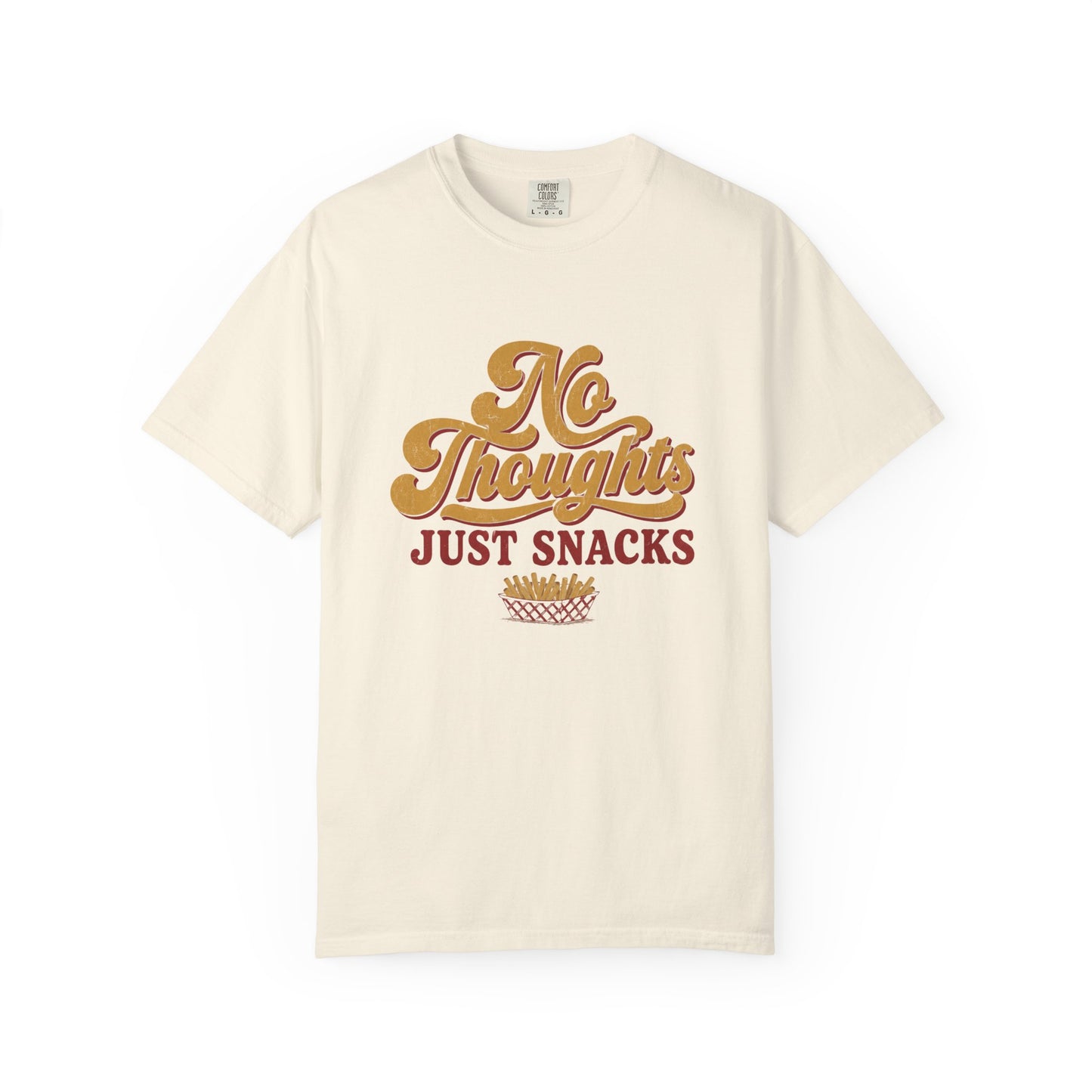 No Thoughts Just Snacks Tee