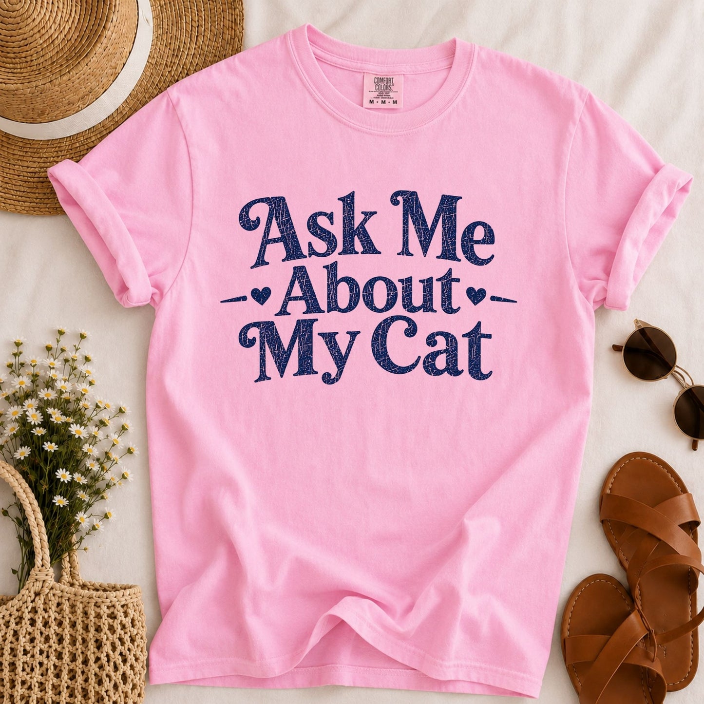 Ask About My Cat T-shirt