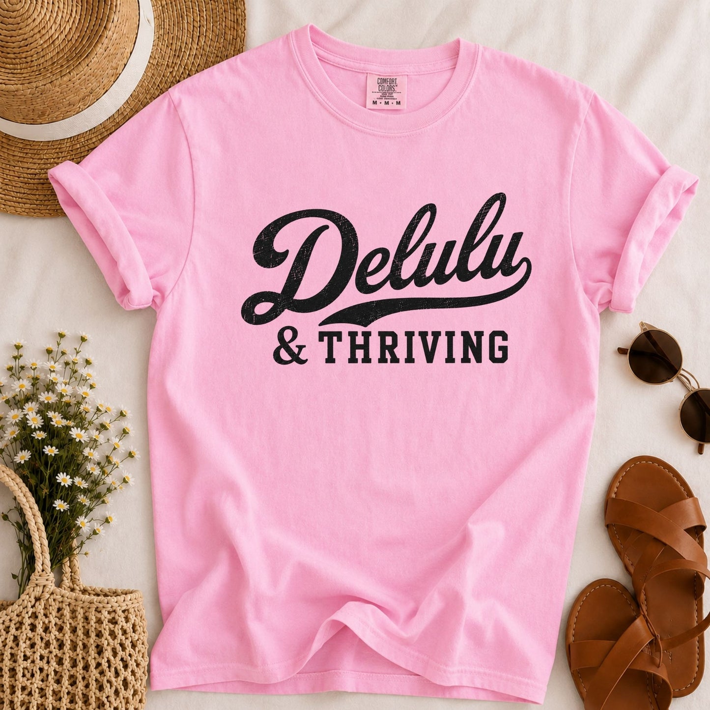 Delulu & Thriving T-shirt