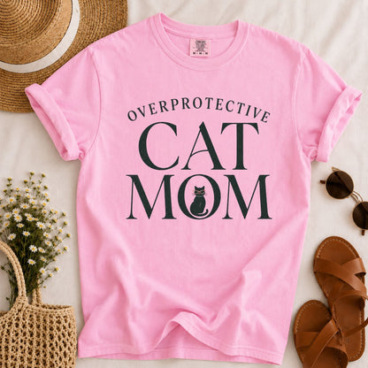 Overprotective Cat Mom T-shirt