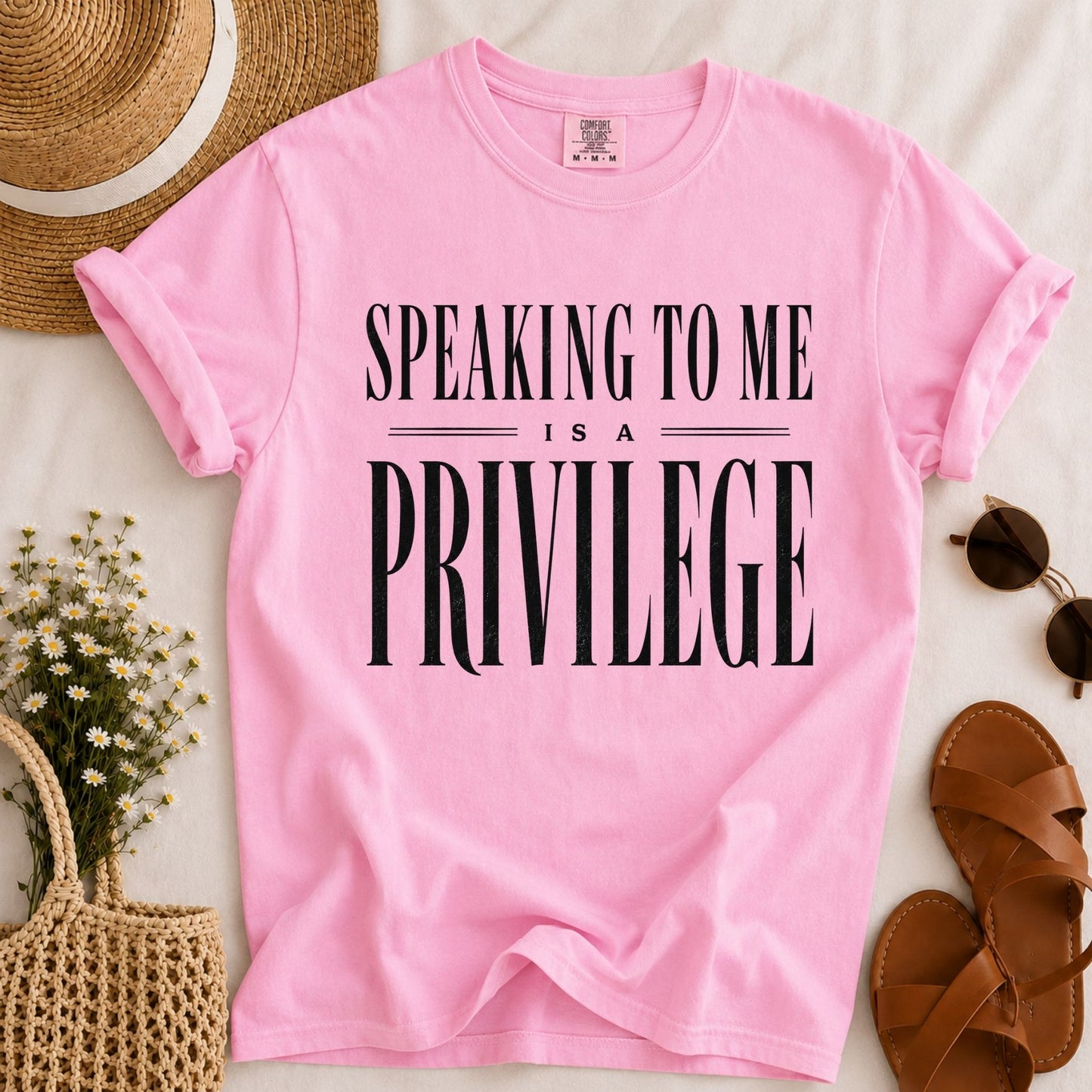 Speaking is a Privilege T-shirt