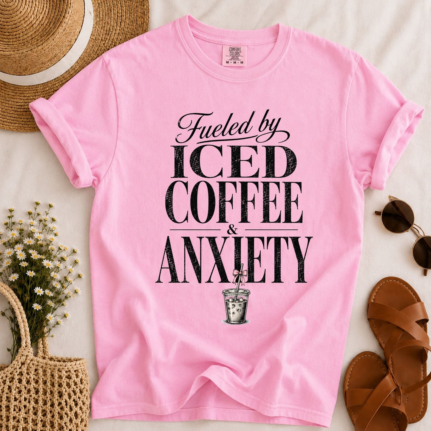 Iced Coffee & Anxiety T-shirt