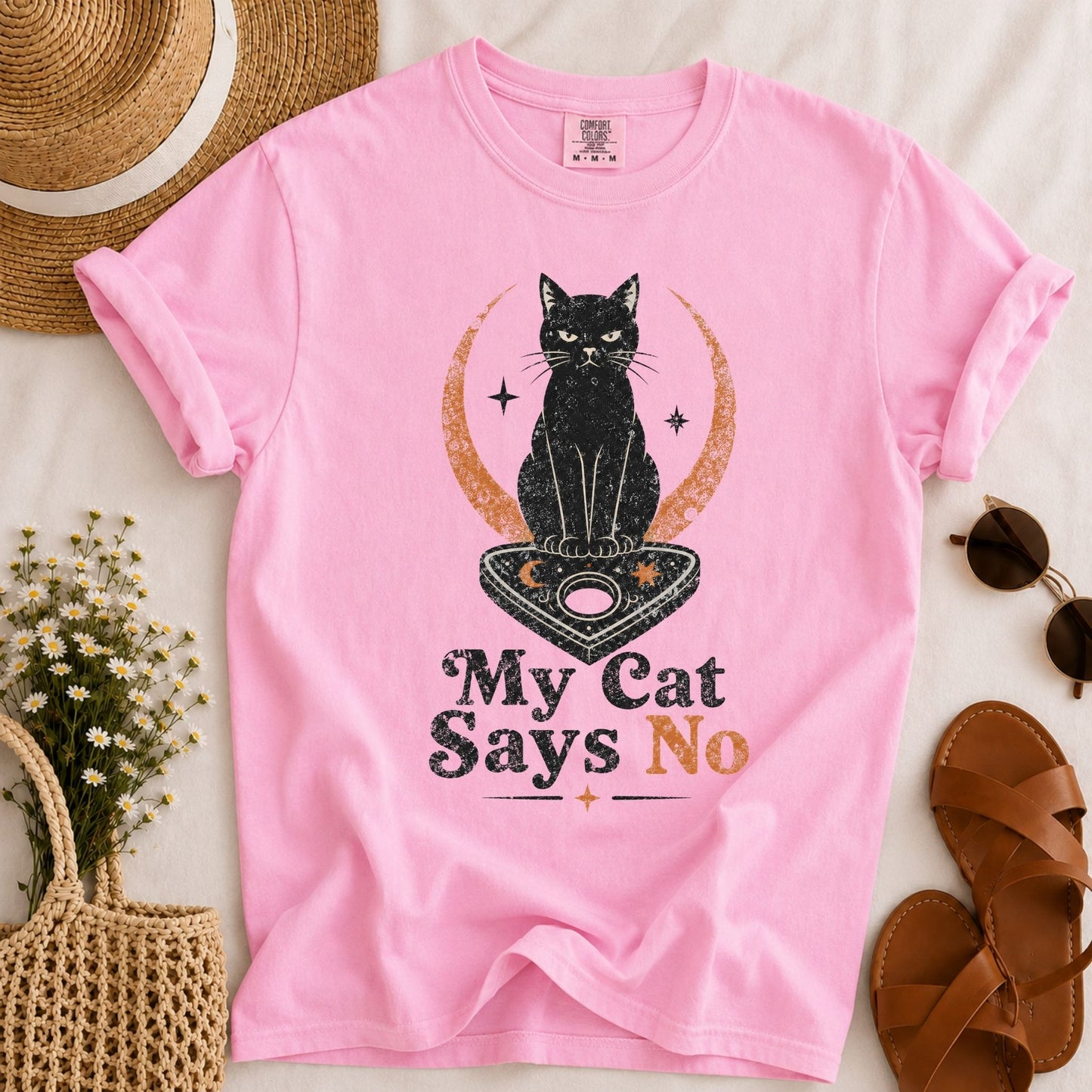 Cat Says No T-shirt