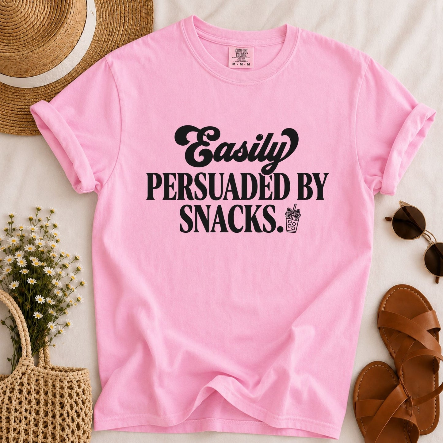 Persuaded by Snacks T-shirt