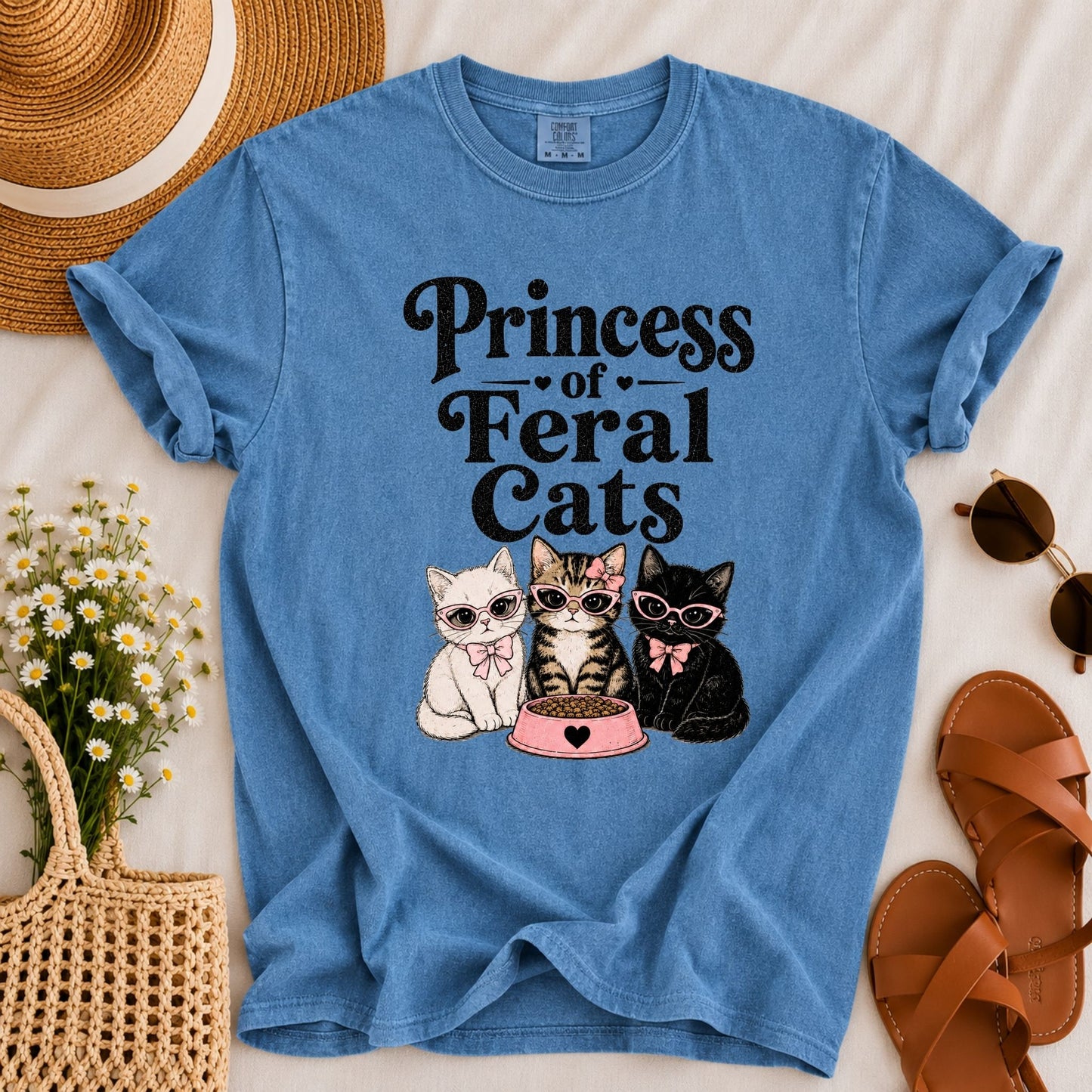 Princess of Feral Cats T-shirt