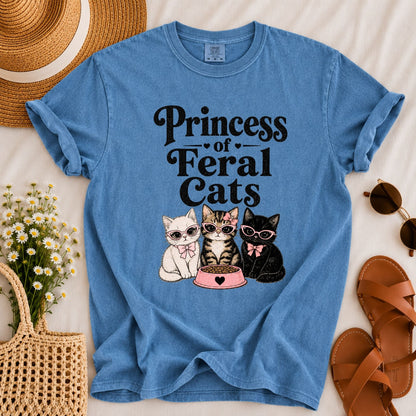 Princess of Feral Cats T-shirt