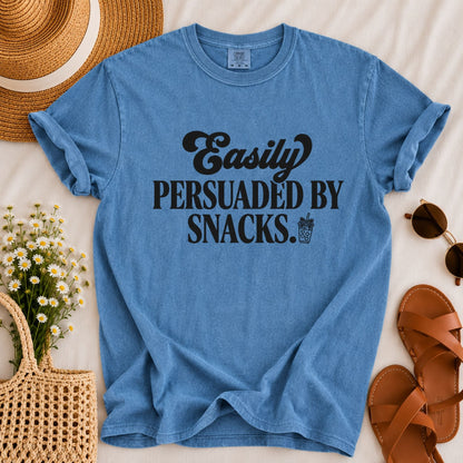 Persuaded by Snacks T-shirt