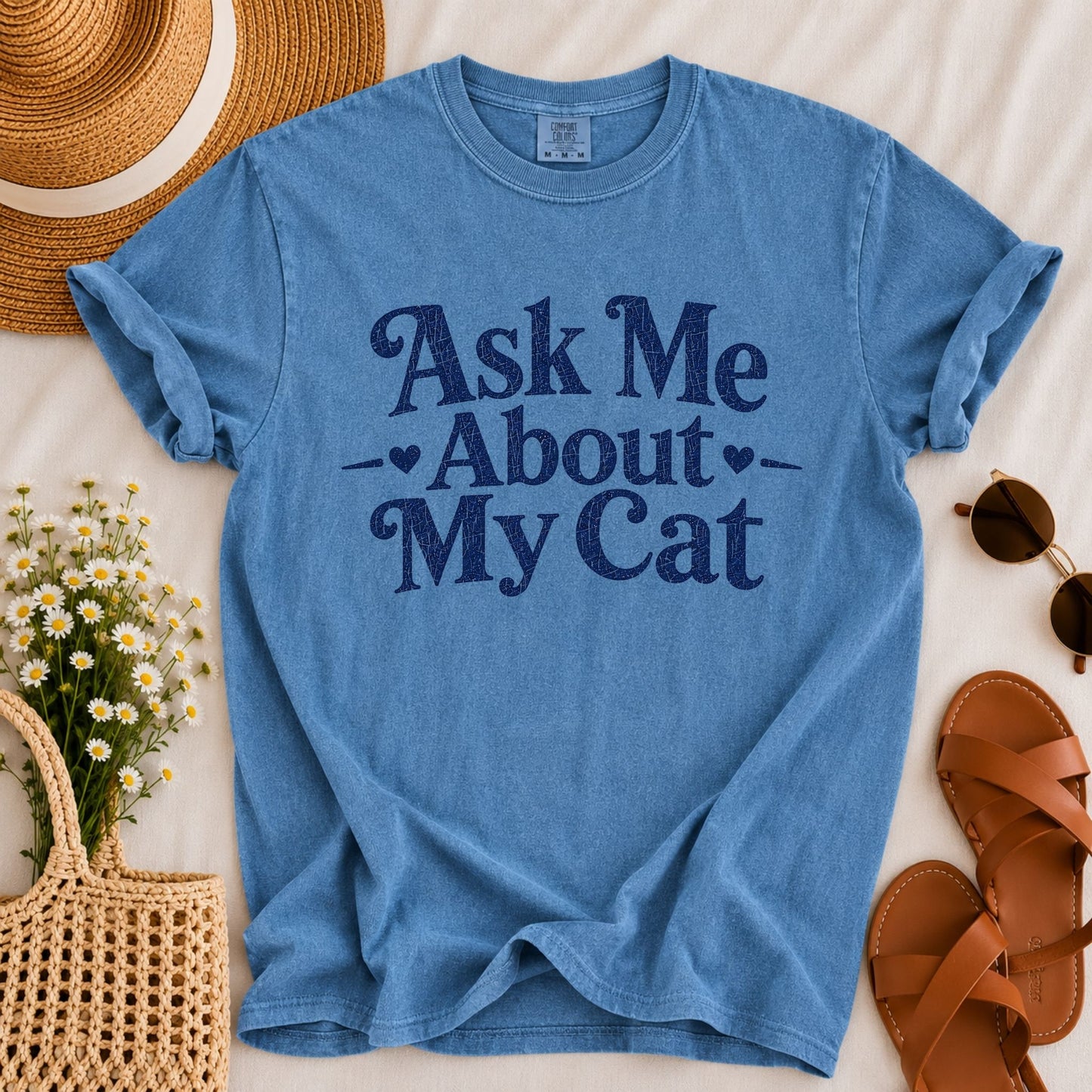 Ask About My Cat T-shirt