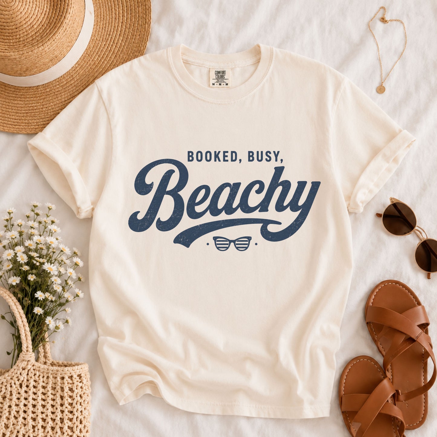 Booked Busy Beachy Tee
