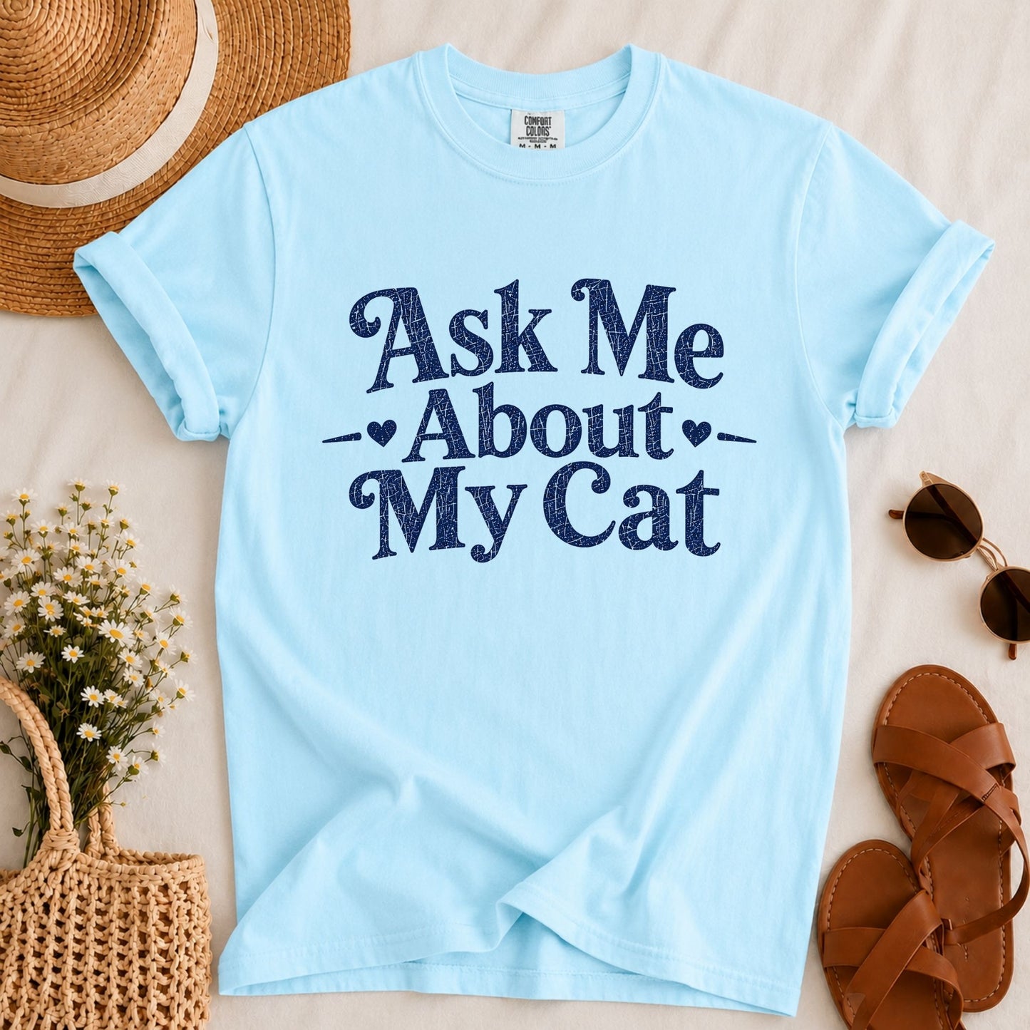 Ask About My Cat T-shirt