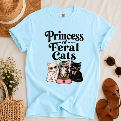 Princess of Feral Cats T-shirt