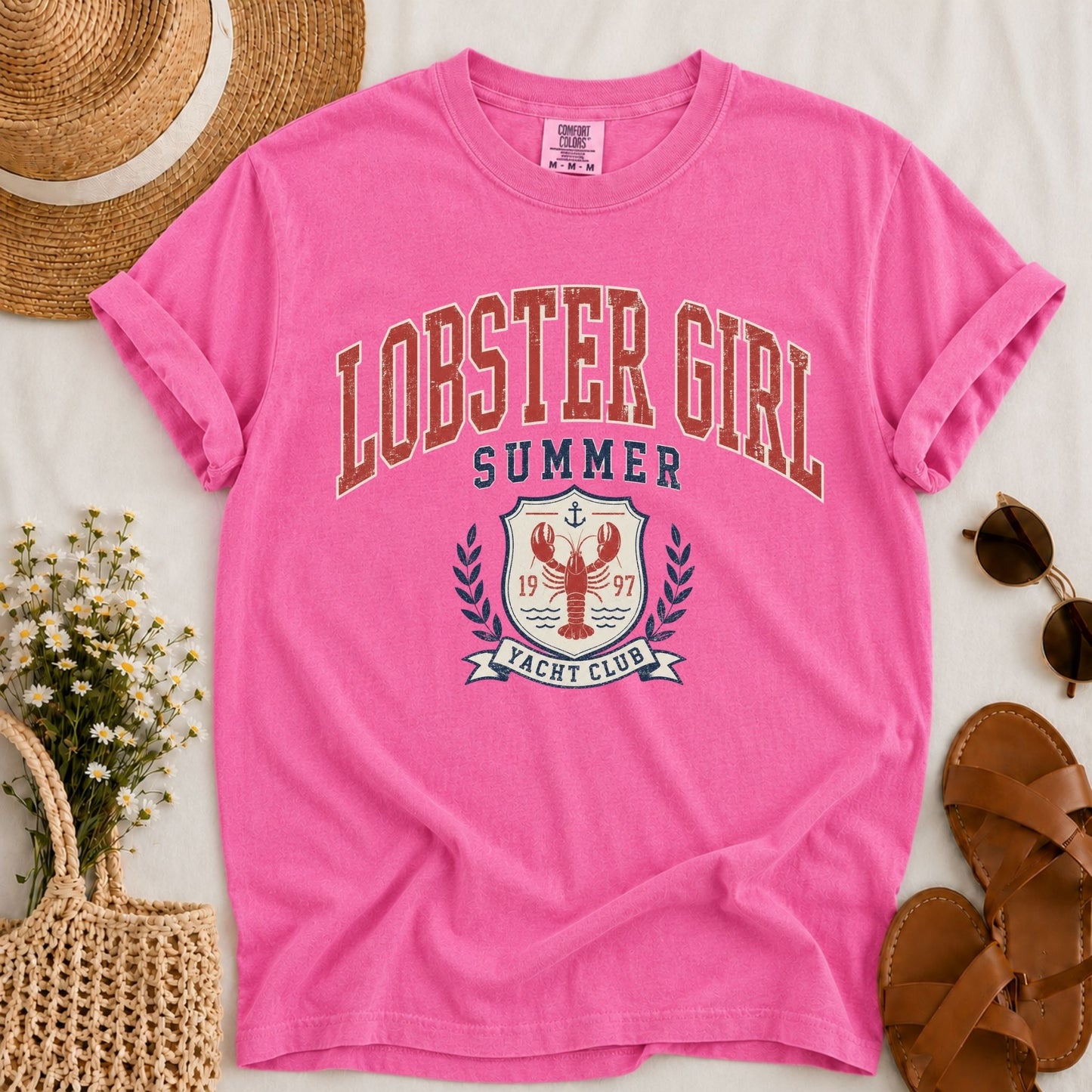 Lobster Girl Summer T-shirt