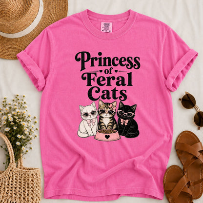 Princess of Feral Cats T-shirt