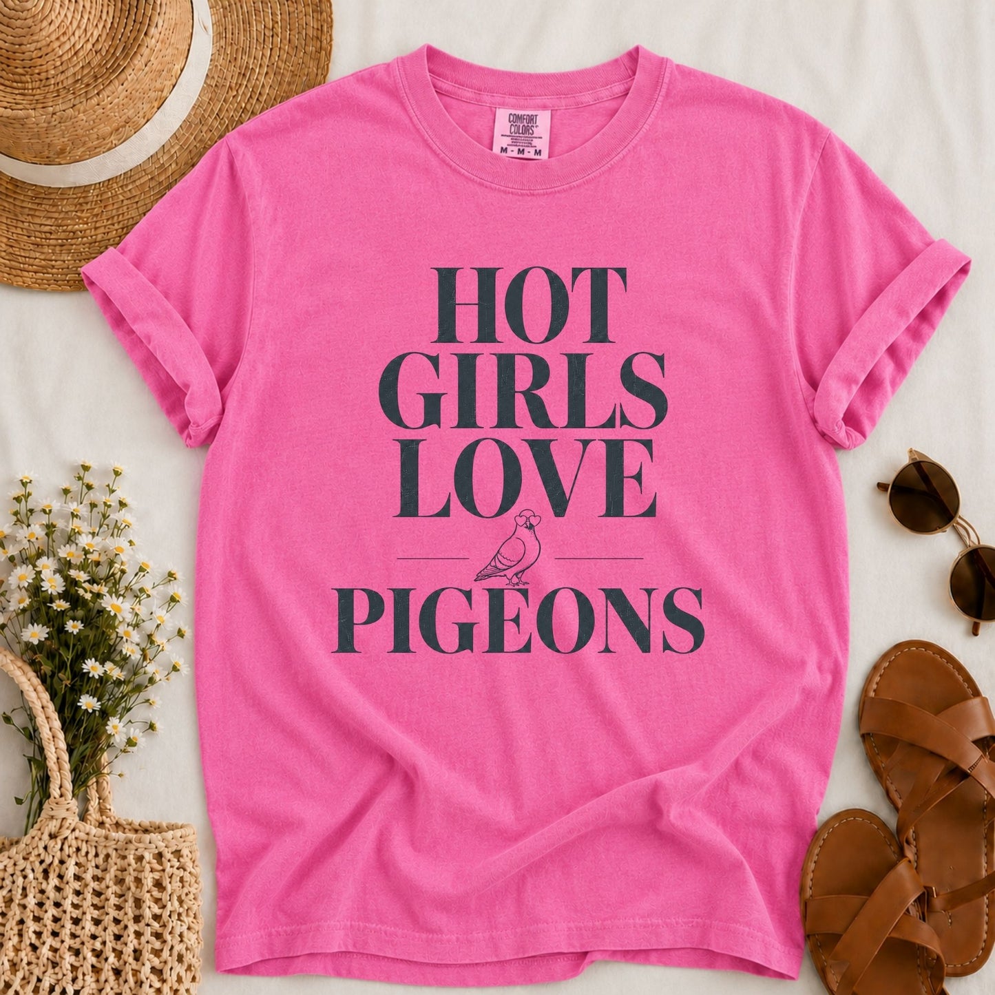 Hot Girls Love Pigeons T-shirt