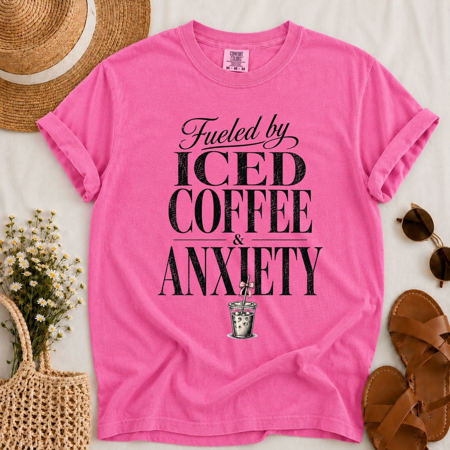 Iced Coffee & Anxiety T-shirt