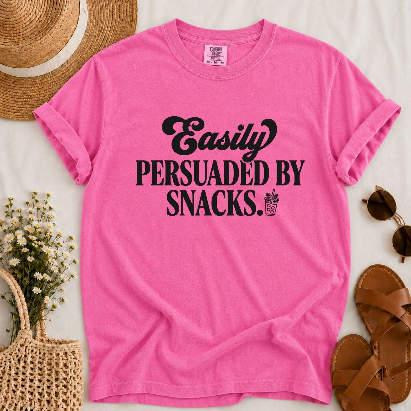 Persuaded by Snacks T-shirt