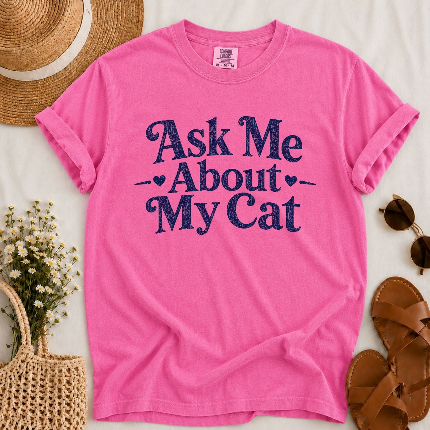 Ask About My Cat T-shirt
