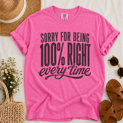 100% Right T-shirt