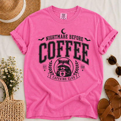 Nightmare Before Coffee T-shirt