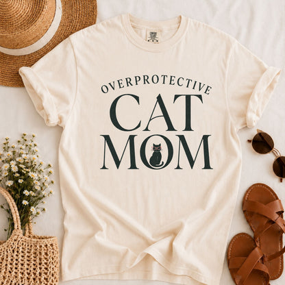 Overprotective Cat Mom T-shirt