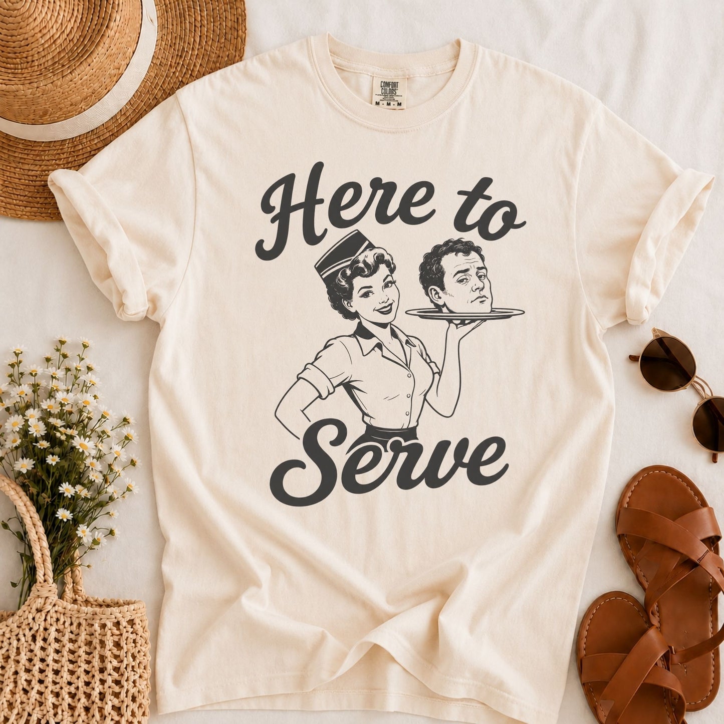 Here to Serve T-shirt