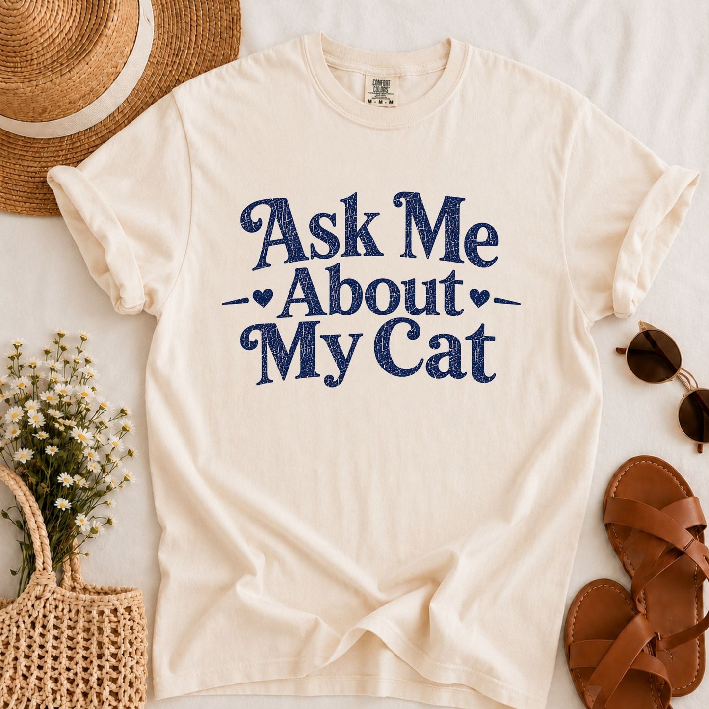 Ask About My Cat T-shirt