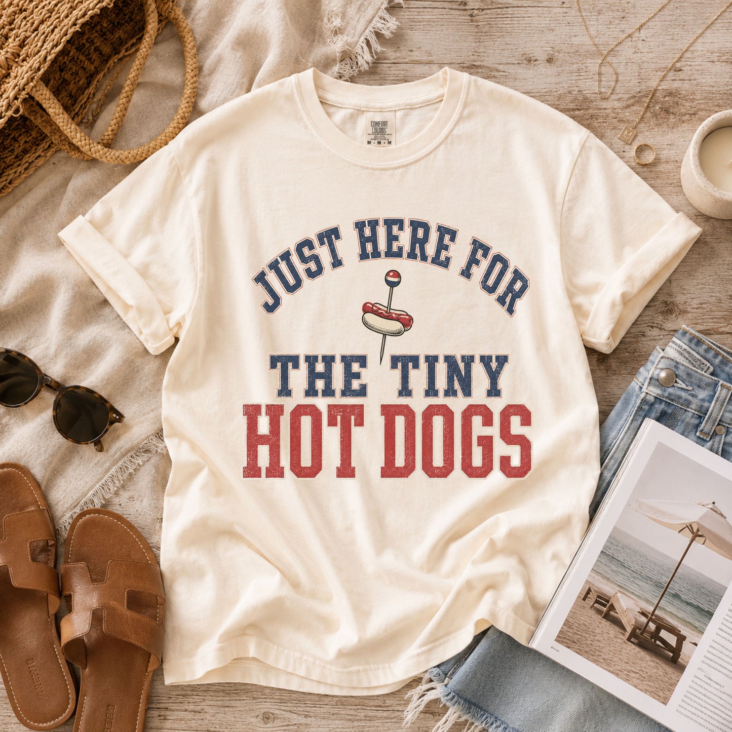 Tiny Hot Dogs Tee