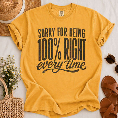 100% Right T-shirt