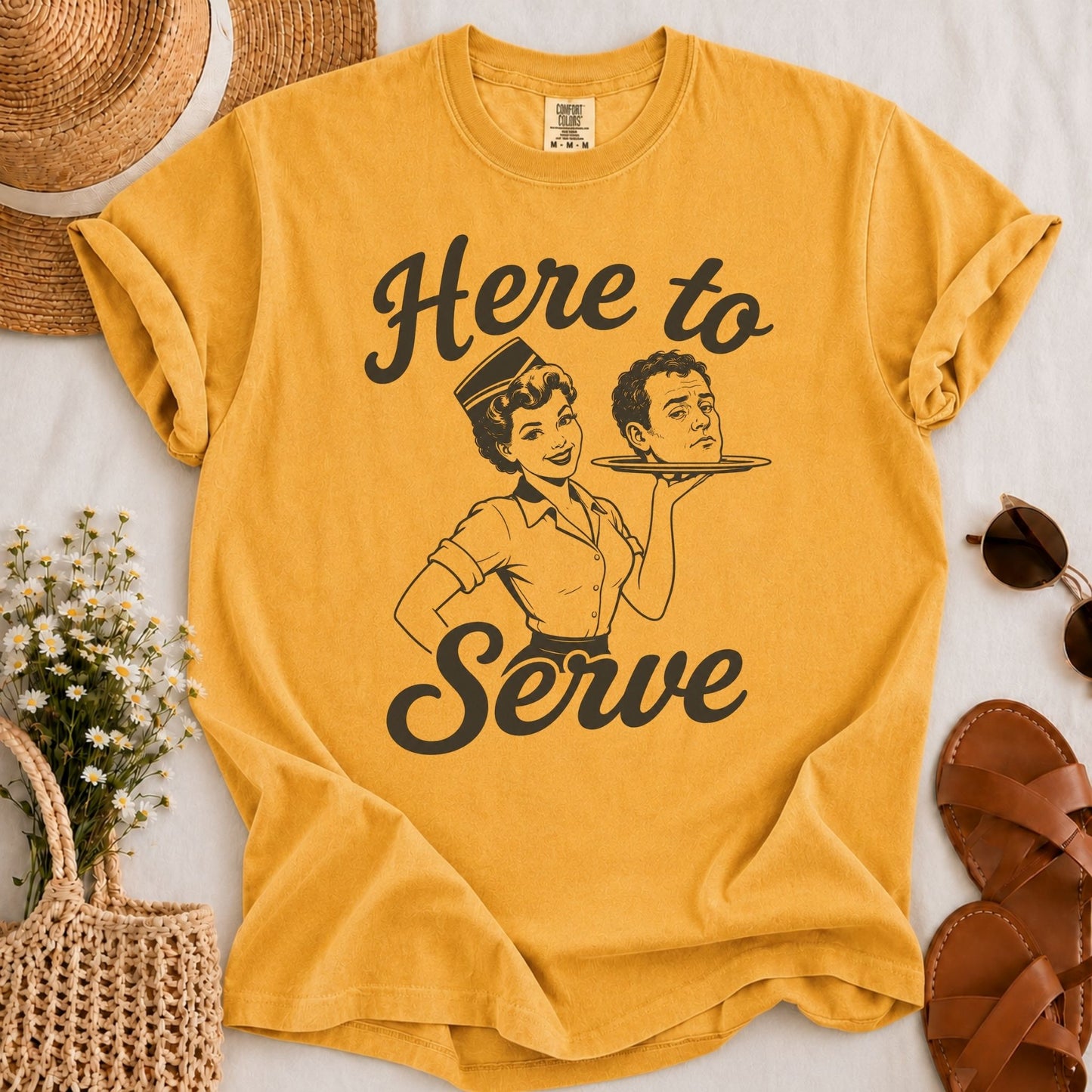Here to Serve T-shirt