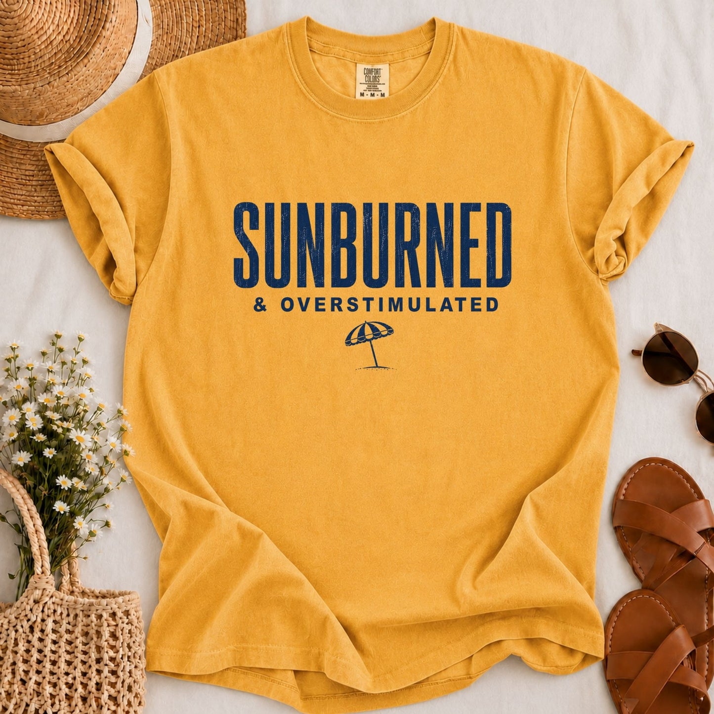 Sunburned & Overstimulated T-shirt