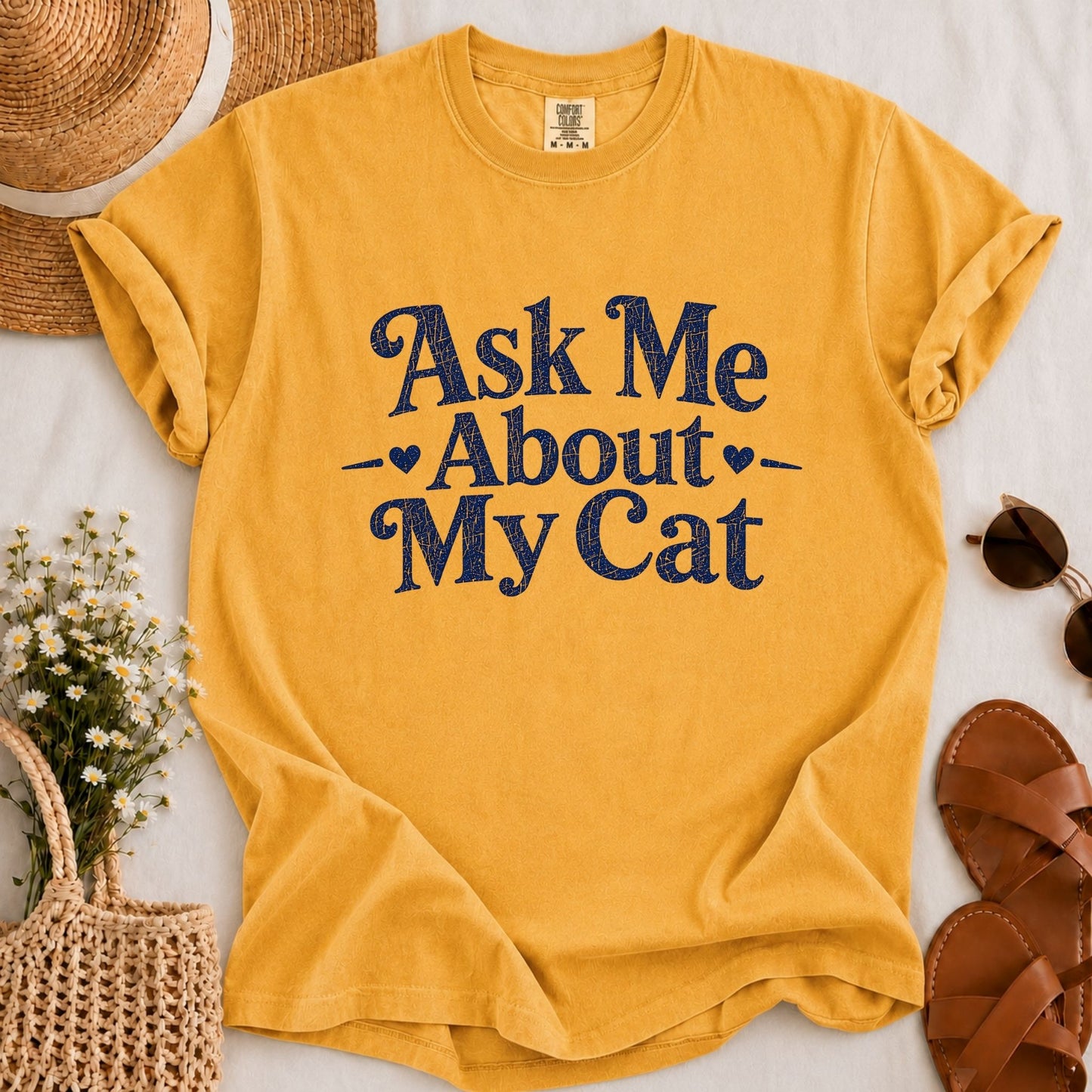 Ask About My Cat T-shirt