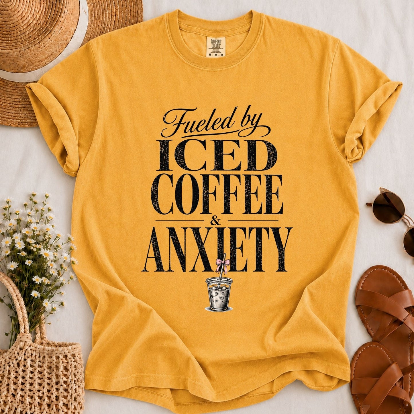 Iced Coffee & Anxiety T-shirt