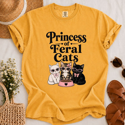 Princess of Feral Cats T-shirt