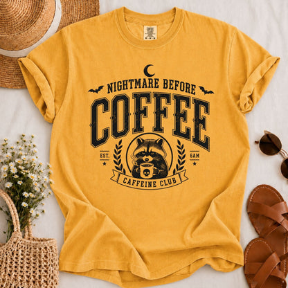 Nightmare Before Coffee T-shirt