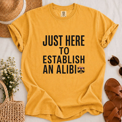 Establish an Alibi T-shirt