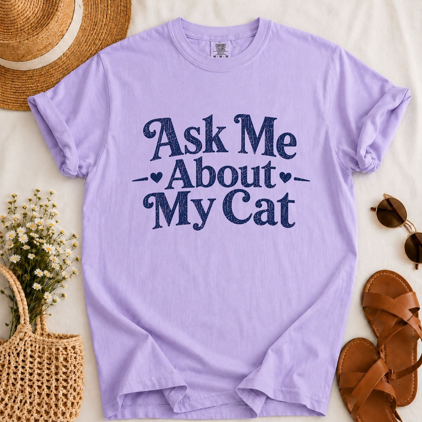 Ask About My Cat T-shirt