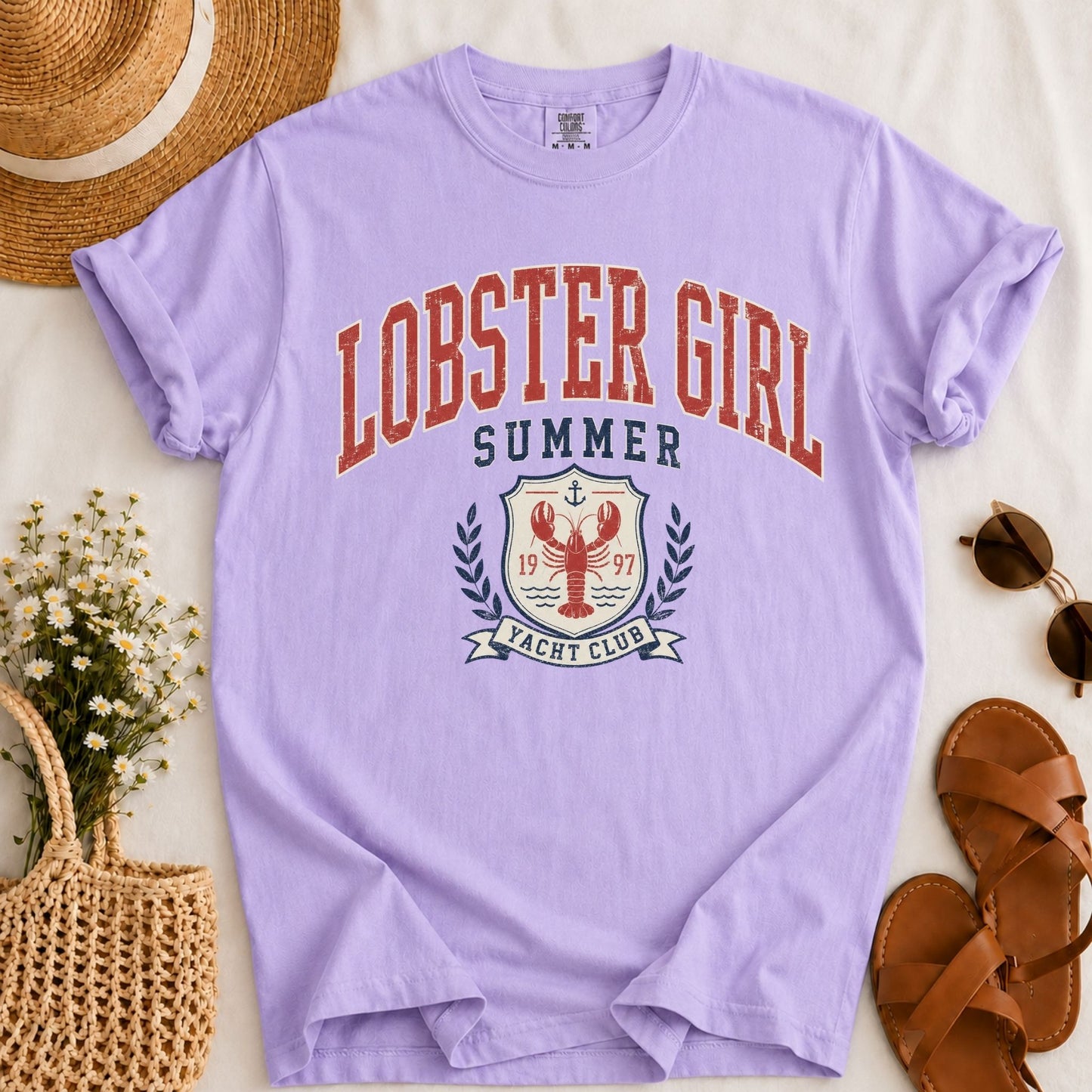 Lobster Girl Summer T-shirt