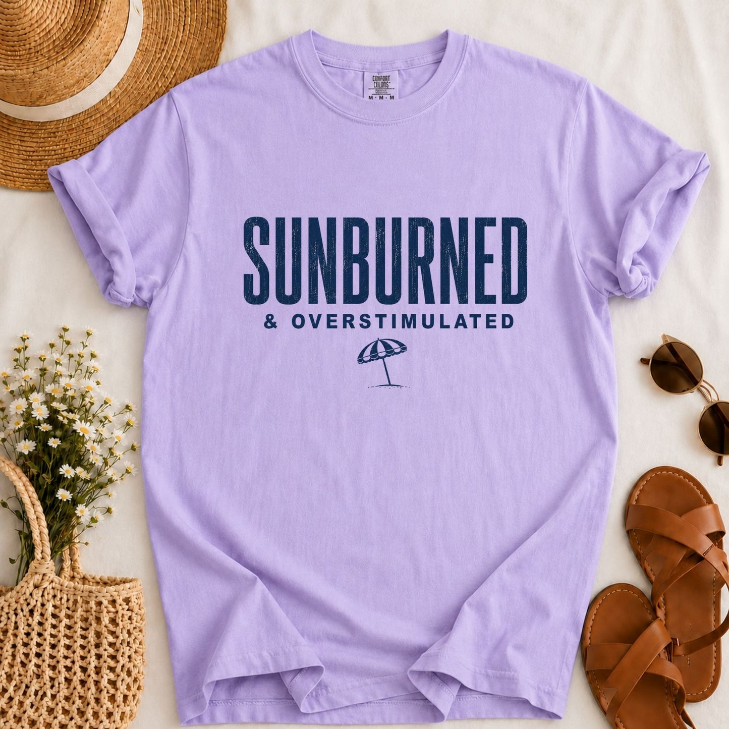 Sunburned & Overstimulated T-shirt
