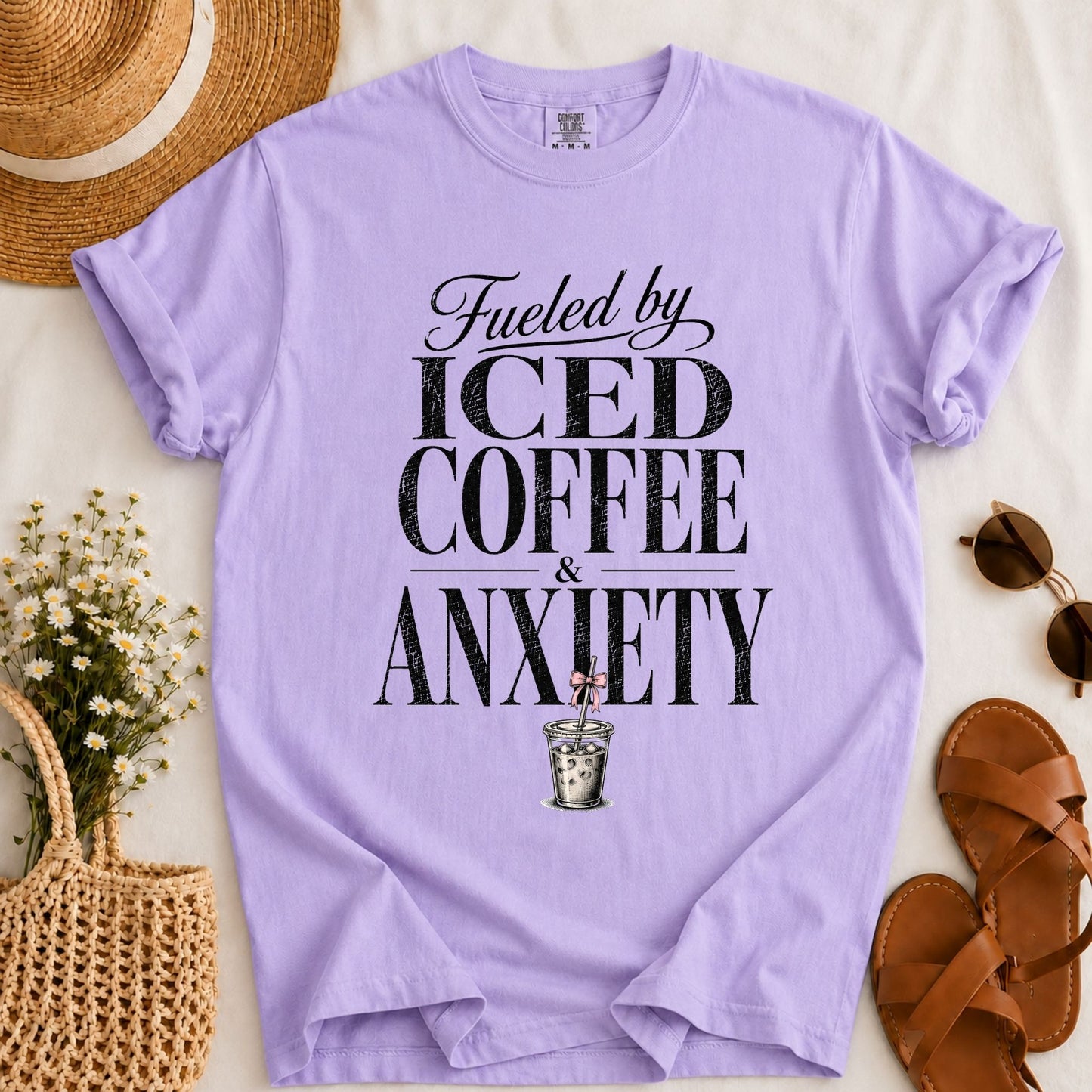 Iced Coffee & Anxiety T-shirt