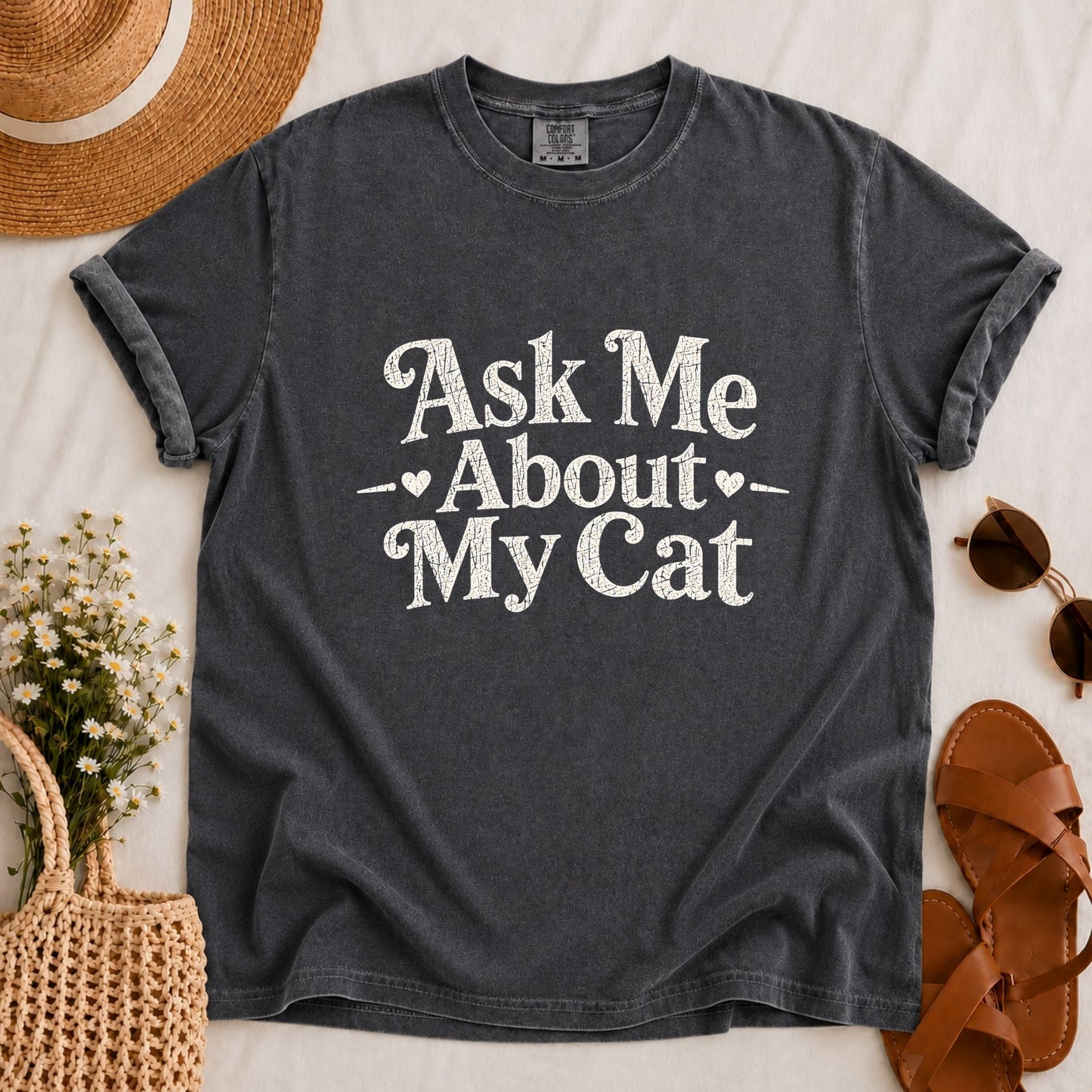 Ask About My Cat T-shirt