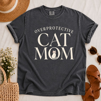 Overprotective Cat Mom T-shirt