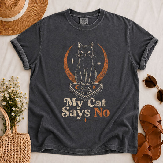 Cat Says No T-shirt
