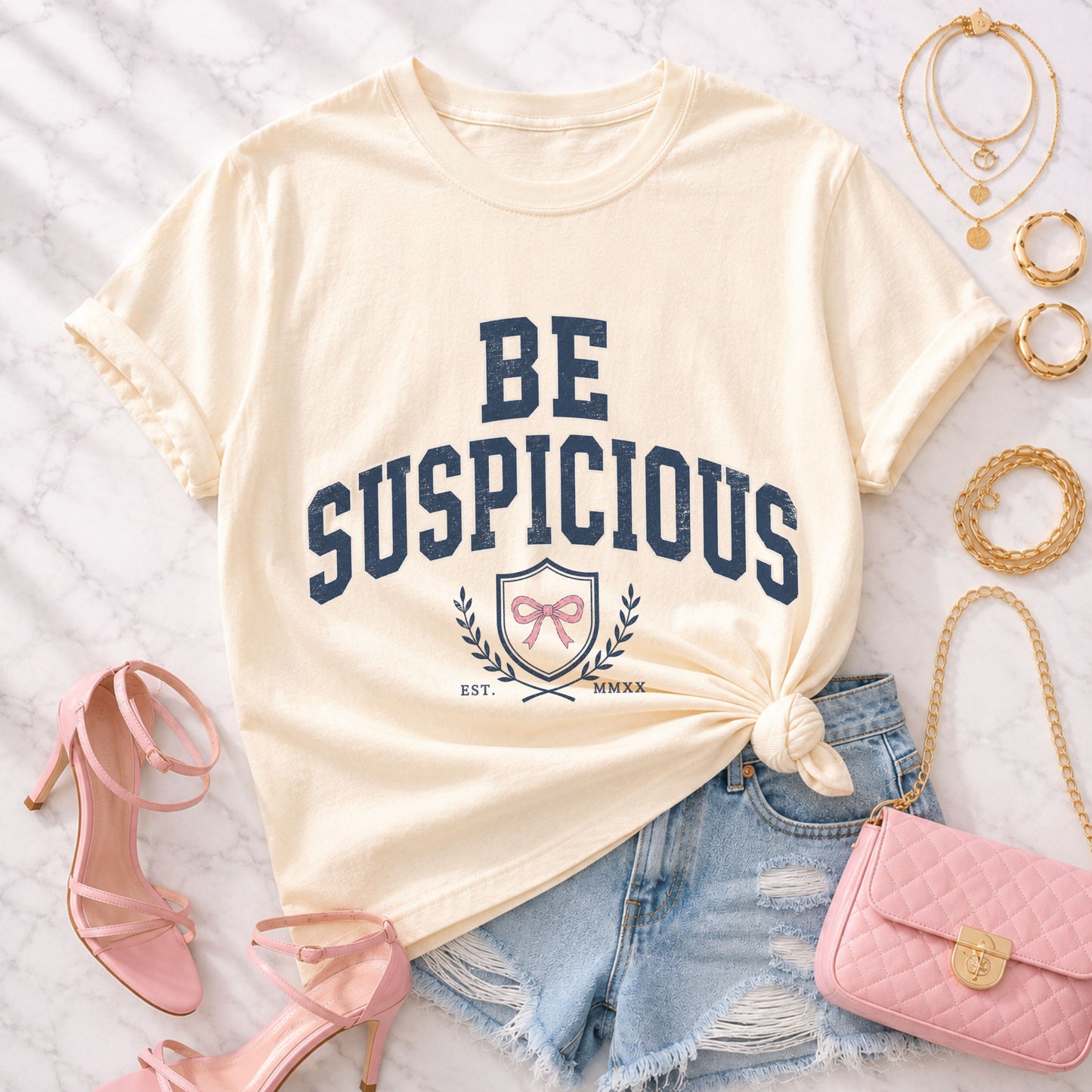 Be Suspicious Tee