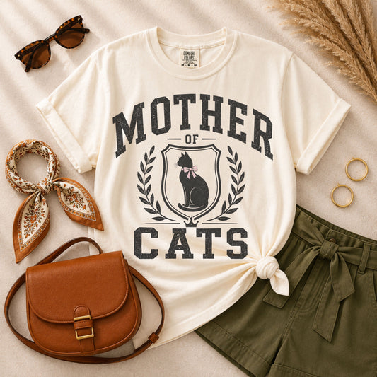 Mother of Cats Tee