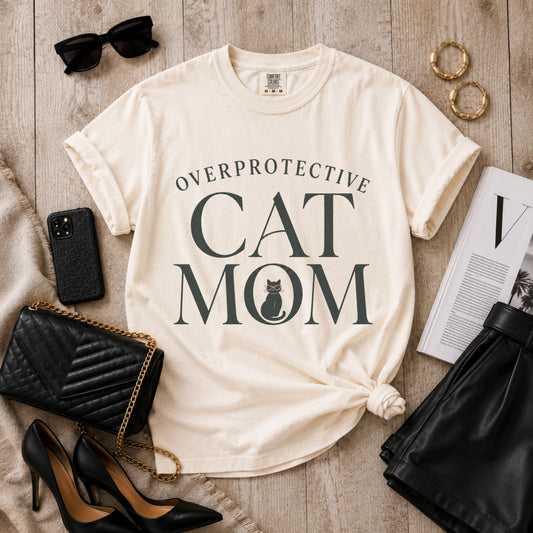 Overprotective Cat Mom Tee