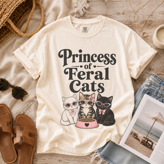 Princess of Feral Cats Tee